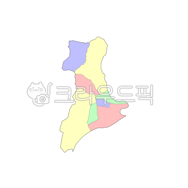 provinces,myeons,green,cities,Guri,yellow,fourcolor map,dong,administrative districts,Gyeonggido,red,blue,Gurisi,towns,administrative district map,counties,map,Republic of Korea,Korea
