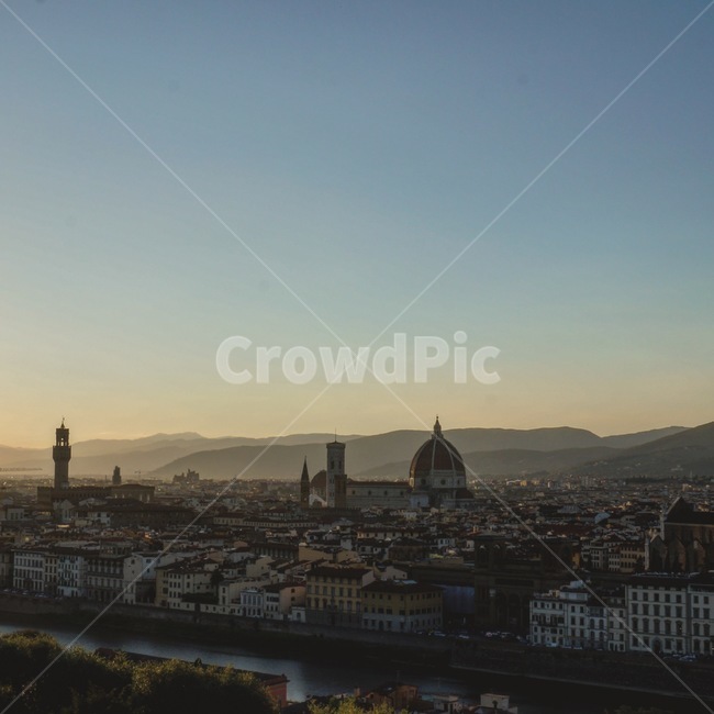 피렌체,이탈리아,노을,석양,해질녘,미켈란젤로언덕,firenze,italy,sunset,sunrise,europe,유럽,일출,일몰,풍경