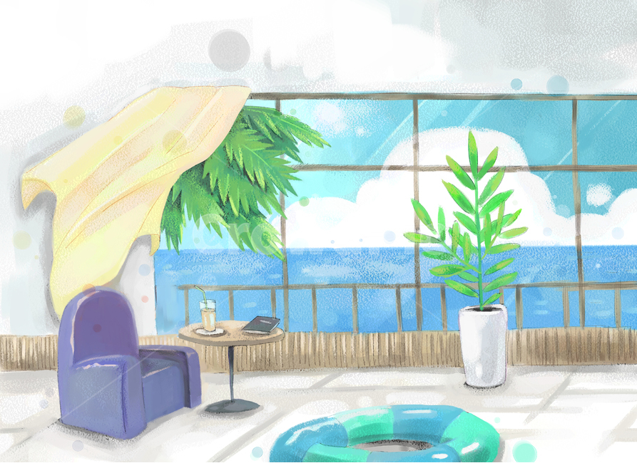 season,summer계절,시즌,여름,여름방학,여름휴가,더운,반팔,시원함,썸머,휴가철,여름배경,여름풍경,휴가시즌,스토리텔링,예쁜,아름다움,예쁜그림,표정,표현,행동,느낌,감성,라이프스타일,계절,풍경,배경,자연경치,자연경관,페인터,회화,일러스트,일러스트레이션,핸드드로잉,드로잉,수작업,아트,클립,클립아트,아트클립,만화,카툰,삽화,그래픽,수채화,유화,파스텔,손그림,웹,앱,소스,백그라운드,집안,창밖풍경,창,화분,야자수,바다,여름바다,창밖,커튼,책,독서,소파,의자,힐링,휴식,휴가,튜브,물놀이,바람,고요한,여름,계절,summer,season