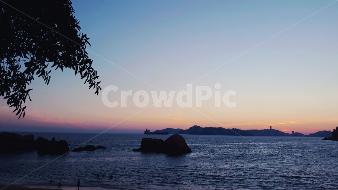 nature,바다,해질무렵,자연,sea