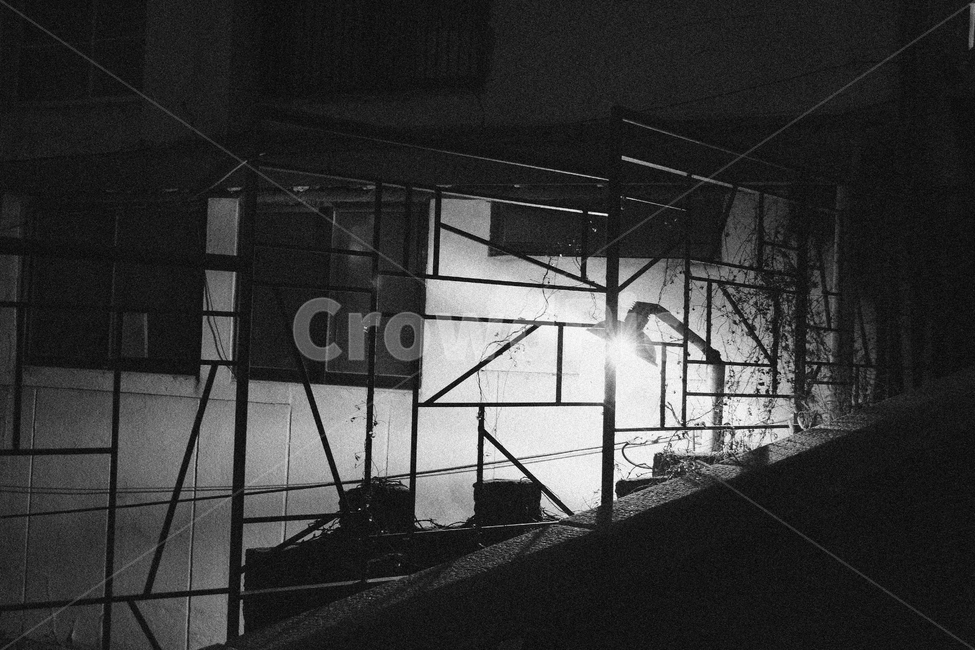 감성,감성사진,낙산공원,야경,밤,밤수성,옛느낌,복고,가로등,야경,밤,풍경,nightscape,night,landscape,흑백,모노톤,monochrome,black and white,banister,난간,handrail