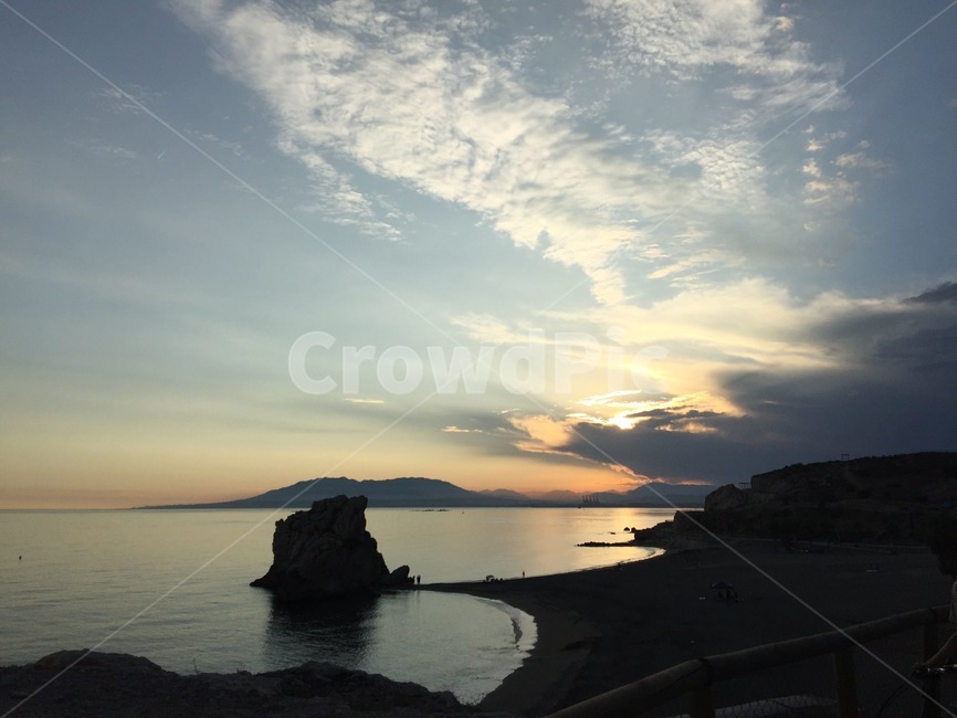 노을,바다,곶,석양,해안선,nature,outdoors,shoreline,water,sea,sunset