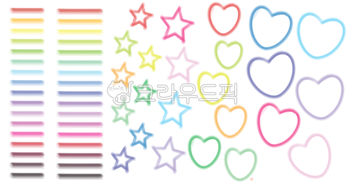 크레용,다이어리꾸미기,하이라이트,highligter,별,star,하트,강조,다꾸,diary,일러스트,illustration,라인,line,색연필