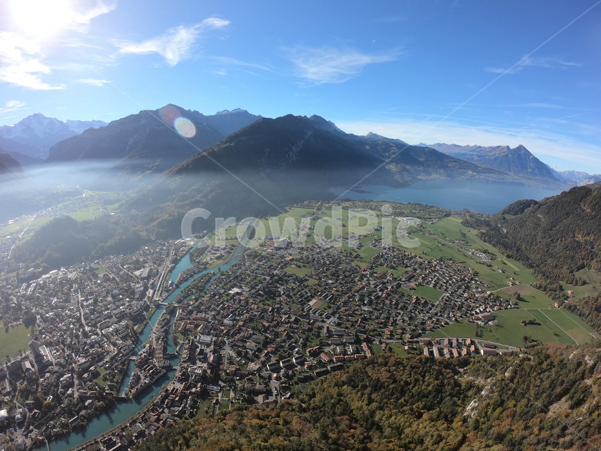 outdoors,옥외,landscape,경치,nature,자연,scenery,풍경,aerialview,조감도,스위스,인터라켄