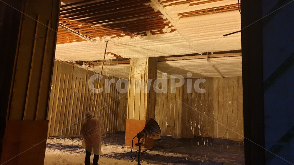 cleanup,refrigeration factory,freezer,defrost,snow removal