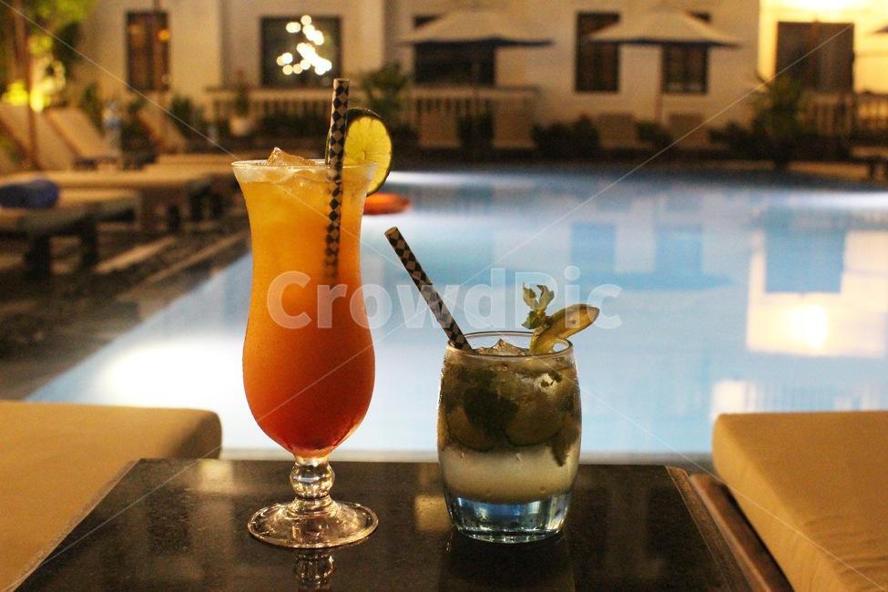 칵테일,여행,호텔,수영장,모히또,음료수,drink,beverage