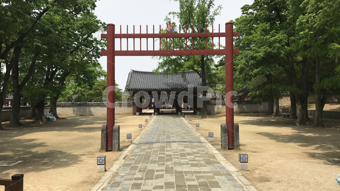 전주,경기전,홍살문,조선시대,전통,한옥,한옥마을