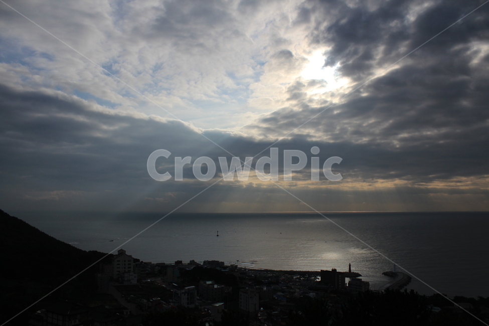 날씨,햇빛,자연,바다,해안선,구름,부산,청사포,outdoors,nature,weather,cloud,sunset,sea,ocean,음영