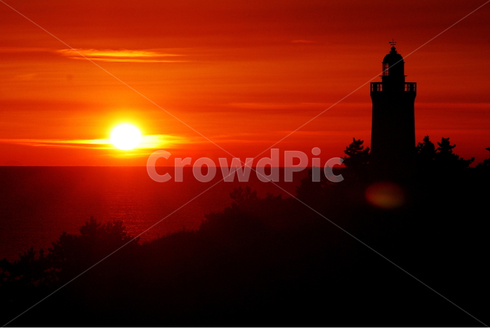 등대,일출,태양,죽변등대,바다,노을,아침,등대,lighthouse,실루엣,그림자,silhouette,shadow,nature,자연,outdoors,옥외,sunset,일몰,dawn,새벽,red sky,붉은 하늘,sky,하늘,dusk,황혼