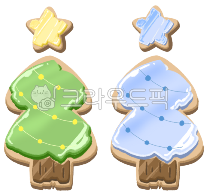 tree,christmas,object,sweets,cookies,snack,winter,illustration,icing