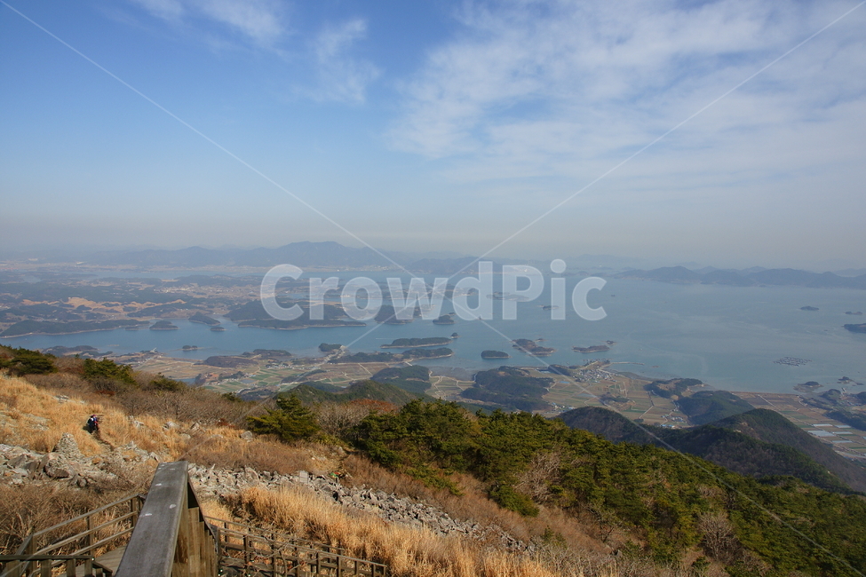 금오산,남해,하동,풍경,바다,하늘,산,섬,나무,풀,구름,자연,풍경,nature,landscape,outdoors,옥외,scenery