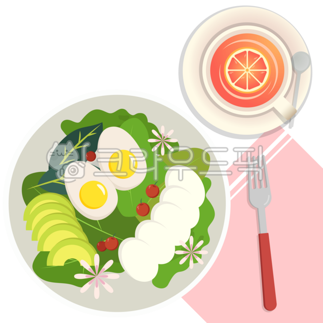Grapefruit tea,cafe,cafe illustration,boiled egg,avocado,vegetable,transparent background,breakfast,food,egg,grapefruit,graphic,design,design source,meal,table,tablecloth,fork,grapefruit tea,tea,salad,illustration,illustration,graph