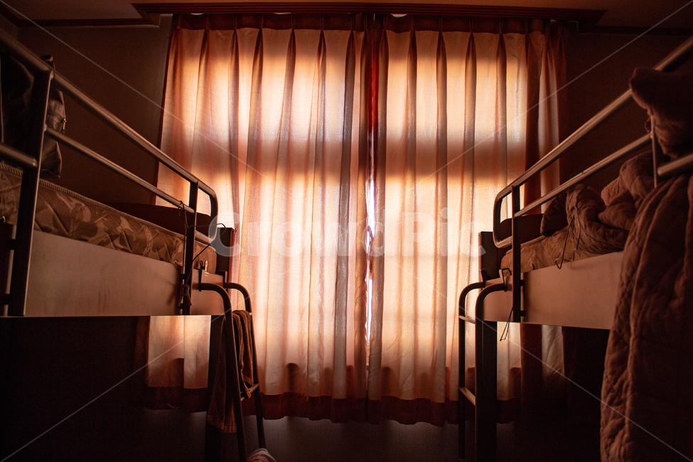 창문,커튼,빛,아침,침대,인테리어,실내디자인,interior design