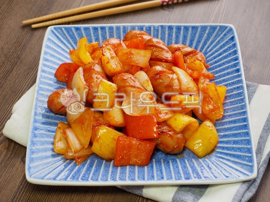 asianfood,sidedish,sausage,food,side dish,stirfriedsausage,background,Korean food,Stirfried Sausage Vegetables,Asian food,cooking,koreanfood