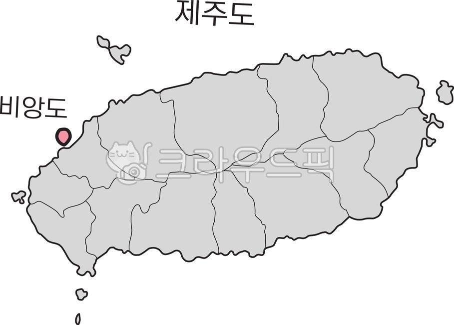 Biangdo,Jeju Island,Administrative Districts,City Highlights,Vector Map,Map SVG,Administrative Map,City,District,Region,Geography,Our Country,Korea,Pastel Map,Map Illustration,Jeju Island Map,Jeju Island Line,Jeju Island Map Illustration,