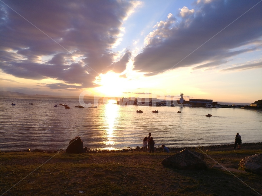 sunset,해질녘,바다,해양공원,풍경,붉은노을,노을,하늘