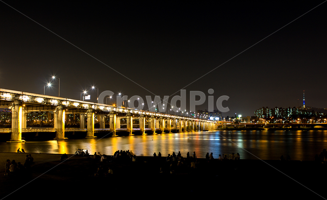 야경,반포대교,풍경사진,한강,한강야경,도심,밤,도시,남산,city,배경,background,사람없음,감성,feeling