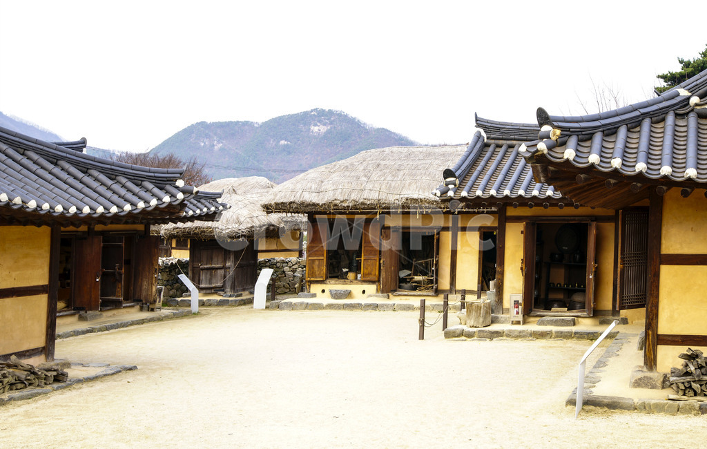 삶,전원주택,교외,관목,초가집,주거,풍경,정감