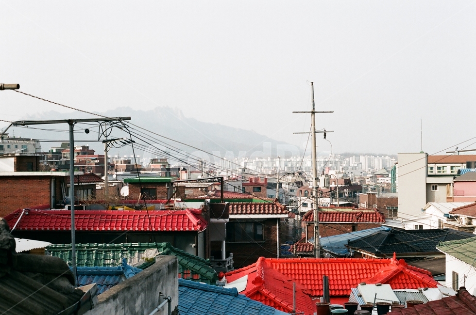 동네,산,집,스카이라라인,삼양동,도시,풍경,city,landscape,한국도시풍경,한국도시경관,korea cityscape