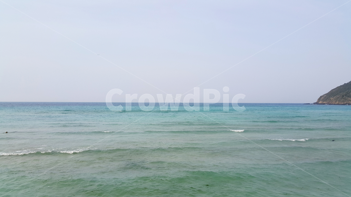 바다,오름,파도,맑은날,에메랄드빛,자연,풍경,nature,landscape