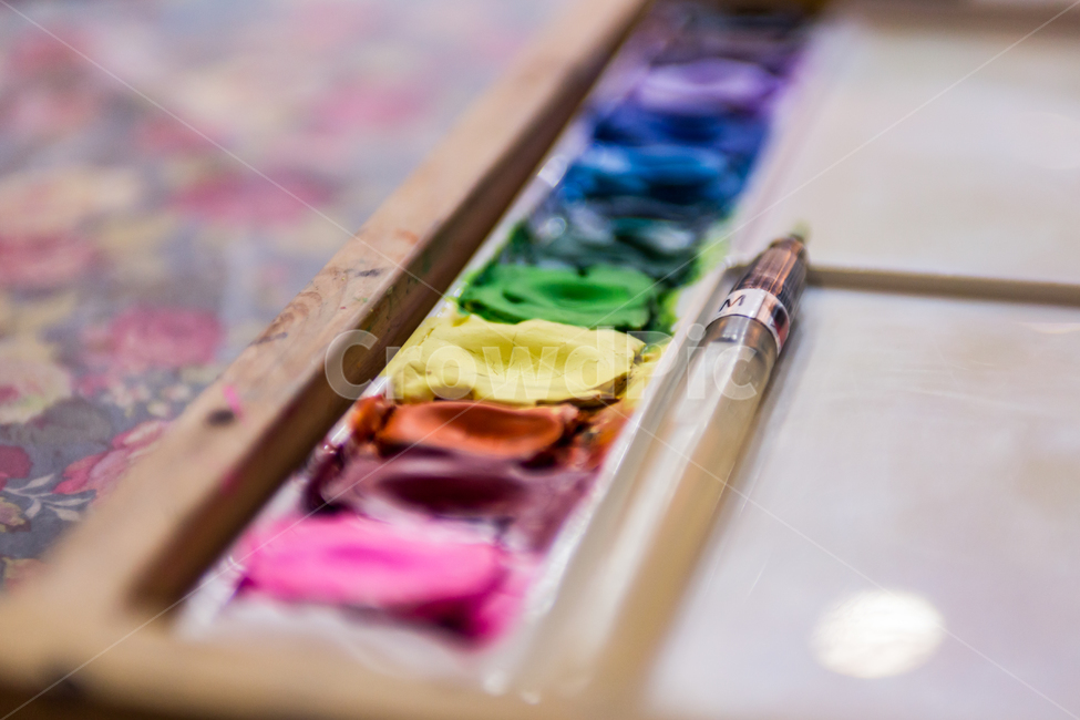 풍경,물감,붓,팔레트,scenery,palette,paint,colorful,brush,예술,art