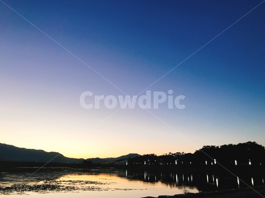 하늘,풍경,노을,일몰,물,sky,scenary,sunset,sunrise,water,그림자,자연,풍경,nature,landscape,outdoors,옥외