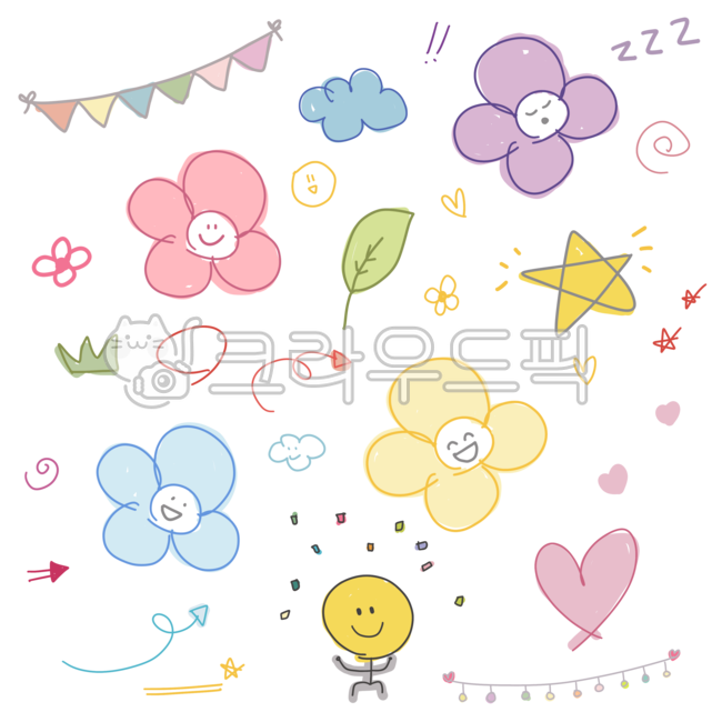 다꾸,다꾸png,굿노트,굿노트png,스티커,가랜드,꽃,꽃일러스트,스마일,전구,별,하트,풀,나뭇잎,구름,화살표,디자인소스,다이어리,꾸미기,귀여운,귀여운다꾸,귀여운굿노트,일러스트,일러스트레이션