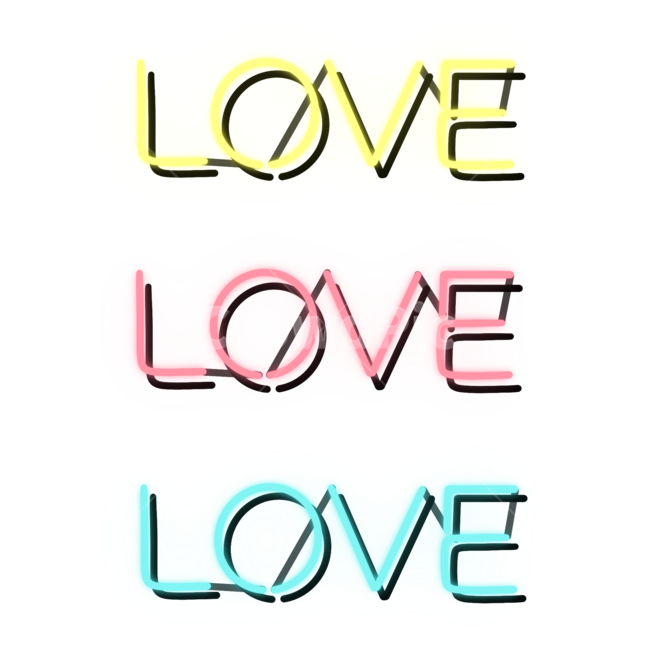 네온,네온사인,네온글씨,iove,네온문구,상표,그래픽,일러스트레이션,graphic,illustration