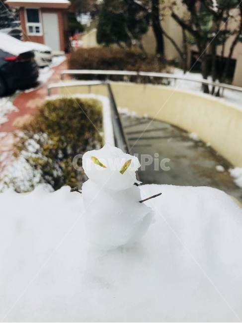 못난이,눈사람,겨울,화난눈사람,나뭇잎,동심,겨울,계절,winter,season