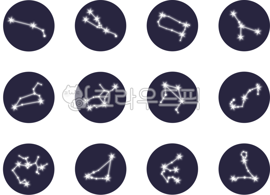 별자리, zodiac, 별자리심볼, 아이콘, 양자리, 사진,이미지,일러스트,캘리그라피 - ilios작가