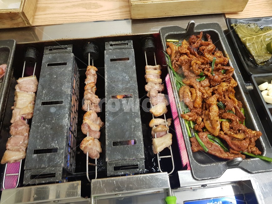 오리,오리고기,꼬치,고기,음식,요리,식사