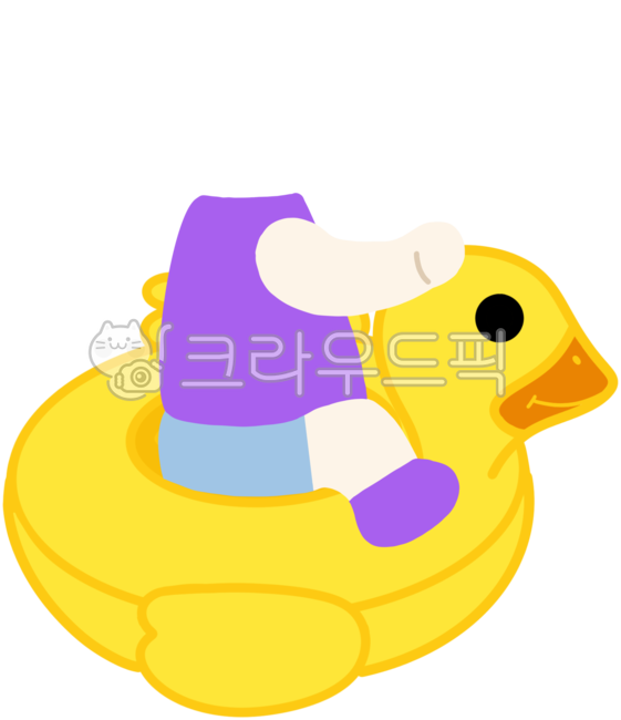 오리튜브,오리,튜브일러스트,물놀이,수영,튜브합성,튜브얼굴합성,오리튜브합성