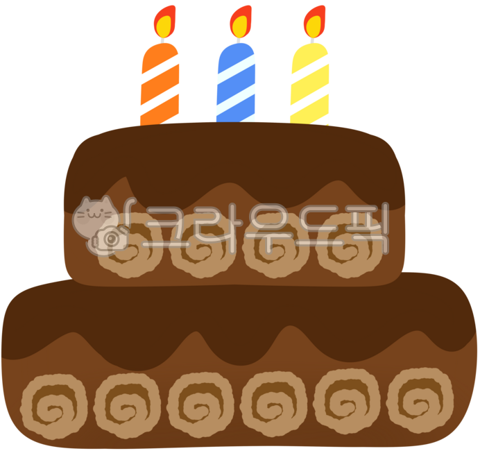 케이크,초코케이크,케이크손그림,케이크일러스트,케이크스티커,2단케이크,생일,생일케이크,축하