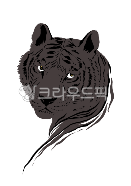 tiger illustration,2022,black tiger,tiger,black tiger painting,animal illustration,tiger picture,painting,illustration,Year of the tiger