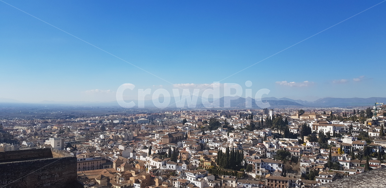 조감도,건물,마을,산,그라나다,알함브라,landscape,aerialview,scenery
