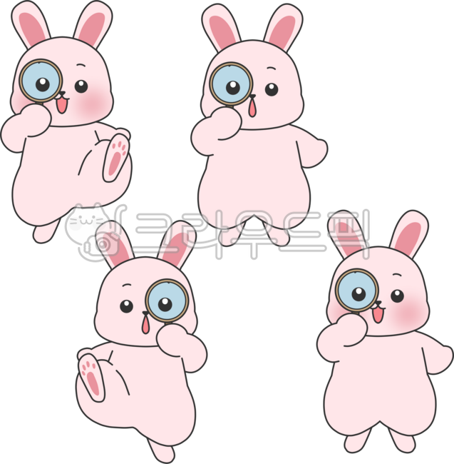 Animal Detective,Observing,Pink Rabbit,Rabbit Character,Forest Detective,Rabbit Drawing,Curious Rabbit,Observing Rabbit,Cute Rabbit,Observing Fox,Curious Fox