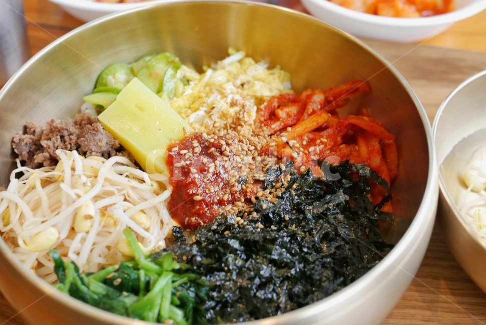 한국요리,한국음식,한식,비빔밥,콩나물,시금치,김,음식,요리,food,koreanfood,음식,식재료,요리,food,cook,meal,dishes,food reserves