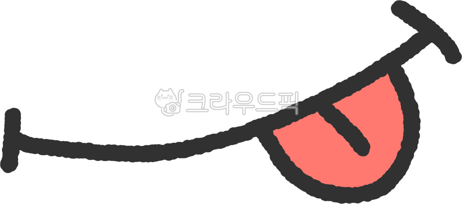 메롱, 메롱스티커, 메롱일러스트, 메롱그림, 얼굴표정, 사진,이미지,일러스트,캘리그라피 - kongdal작가