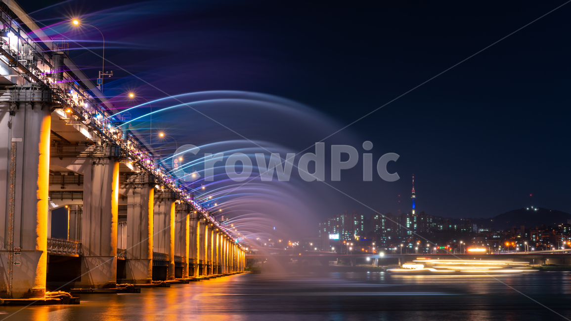 서울,반포대교,n서울타워,야경,한강,야경,밤,풍경,nightscape,night,landscape,도시,city,한국도시풍경,한국도시경관,korea cityscape,water,물