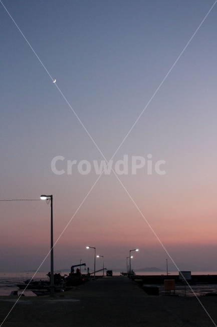 풍경,바다,갯벌,해질녘,노을,저녁,하늘,순천,가로등,자연,풍경,nature,landscape