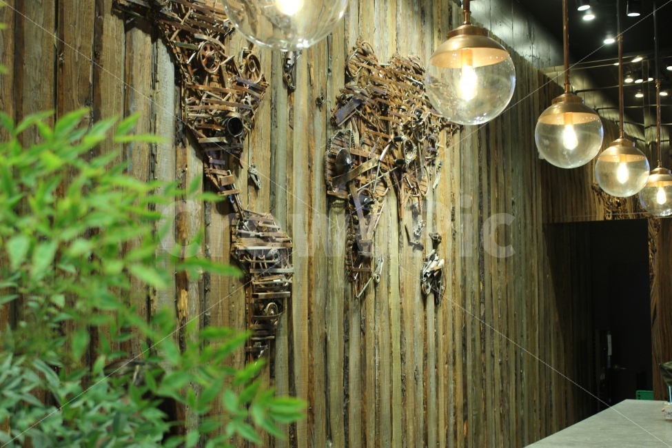 카페,인테리어,커피,우드,지도,조명,원목,인테리어,실내디자인,interior design