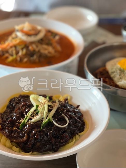 noodle, 국수, food, 짜장면, 유니짜장, 사진,이미지,일러스트,캘리그라피 - elisha작가