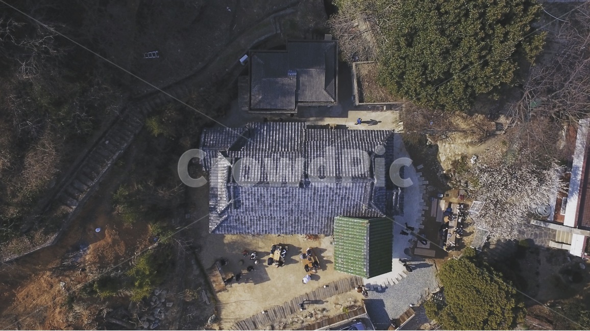 한옥,집,드론,항공촬영,숲,조용한,건축,건물,봄,한국전통,시골,마을,풍경,landscape,country,rural,town,한국전통,한국문화,korean traditional,korean culture,건축물,건물외관,exterior,building,structure,architecture,construction