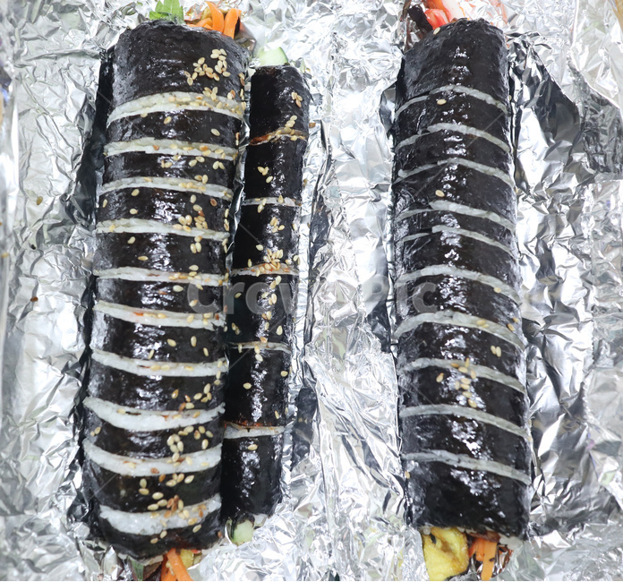 김밥,음식,당근,김,야채