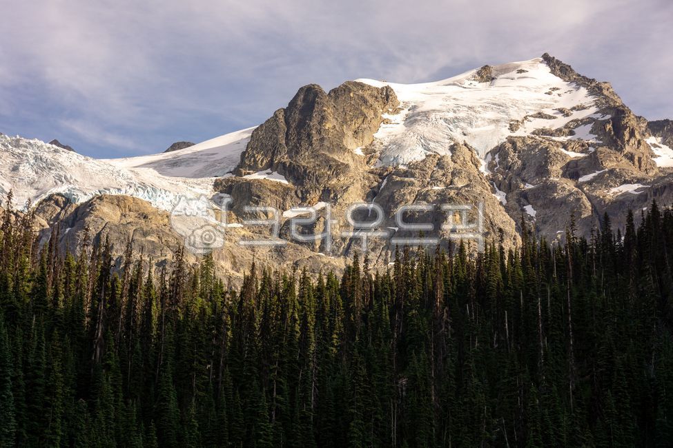 mountain, landscape, snow, sky, peak, 사진,이미지,일러스트,캘리그라피 - Nbeetleinu작가