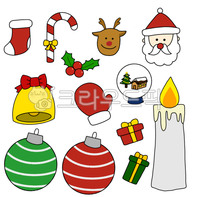 Winter,Christmas,set,hand-drawn,December,christmas,winter