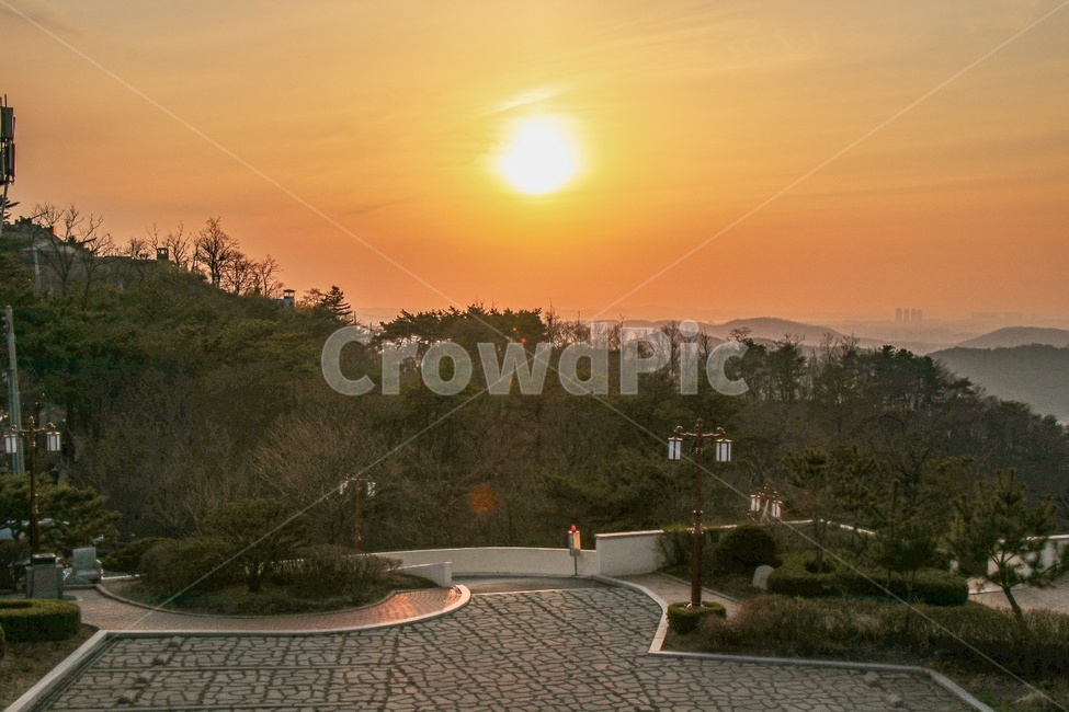 노을,해질녘,sunset,해넘이,태양,매직아워,magichour,북악산,산책로,산