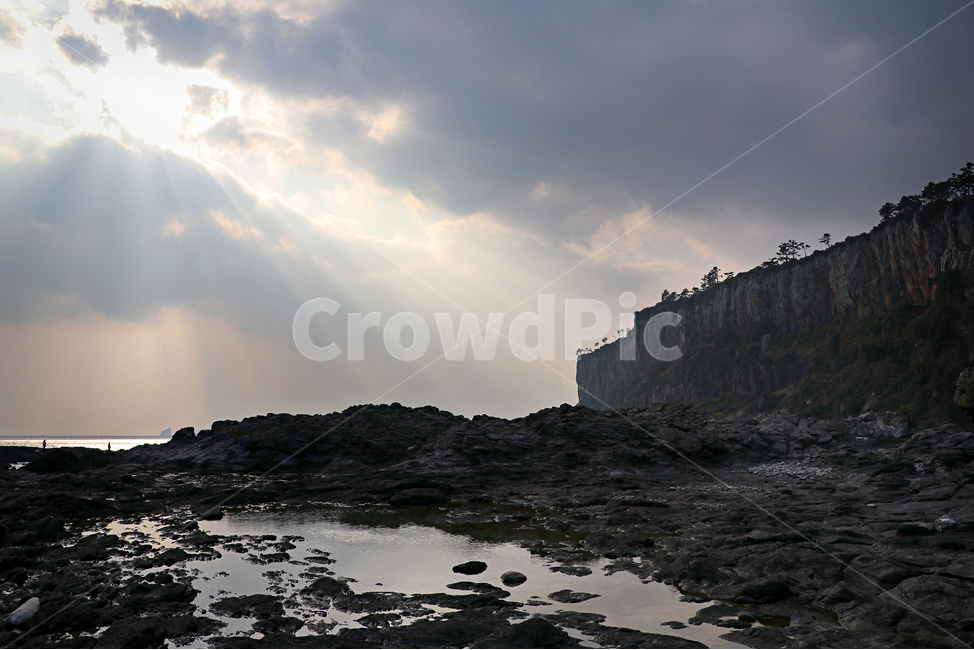제주도,서귀포,박수기정,해안가,바다,풍경,옥외,자연,outdoors,nature