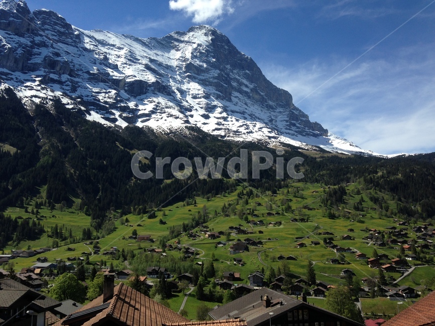 들판,풍경,알프스,하늘,산,융프라우,스위스,산맥,swiss,jungfrau,파란하늘,인터라켄,mountain,설산,자연,풍경,nature,landscape,시골,마을,country,rural,town,해외,외국,세계,foreign,oversea,world,세계자연풍경,해외자연풍경,외국자연풍경,world nature landscape,scenery,outdoors,옥외,경치