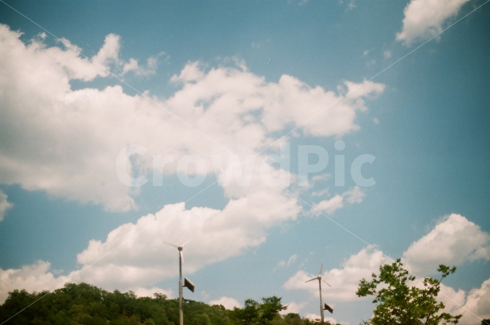 하늘,구름,자연,풍차,필름카메라,필름사진,자연,풍경,nature,landscape,outdoors,옥외,weather,날씨
